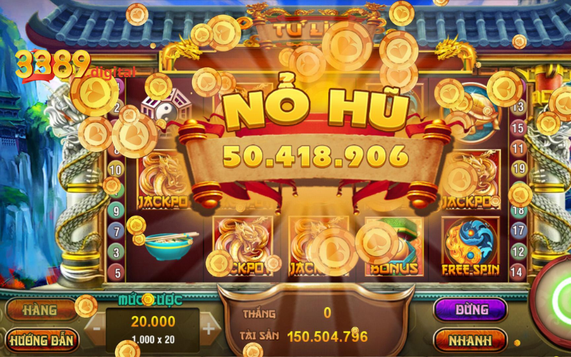 Trò Chơi Nổ Hũ trực tuyến tại nhà cái 3389